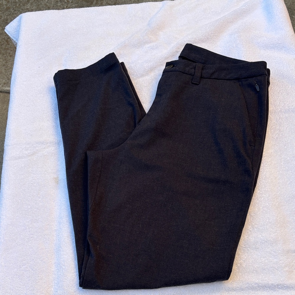 lululemon athletica Men's Black Slim Stretch Chinos